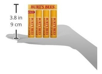 Burt's Bees Bálsamo Labial Natural Hidratante Cera De Abejas 4 Tubos - almacenspeedway
