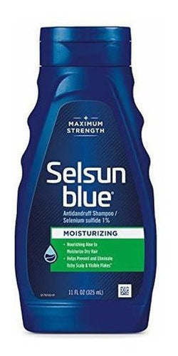 Champú Anticaspa Selsun Azul Con Aloe Hidratante 11oz Cabello Saludable