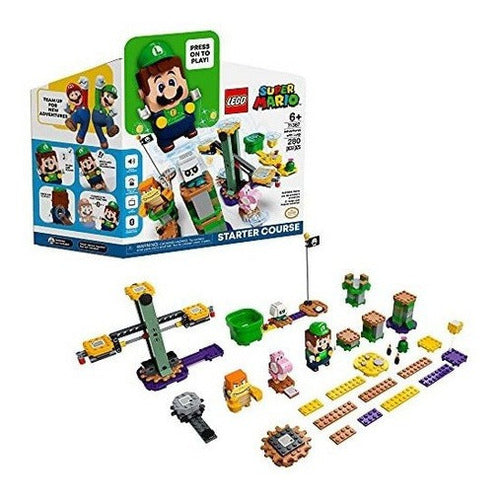 Lego Super Mario Adventures Luigi Starter Course Juego Interactivo con Emocion y Diversion
