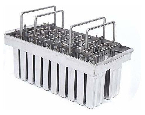 Kit De Moldes Para Paletas Heladas De Acero Inoxidable Sin Bpa Y Reutilizables