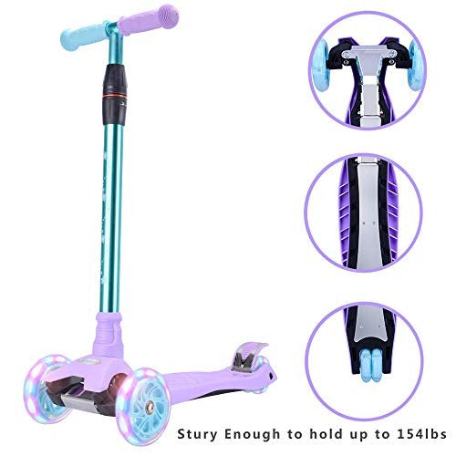 Wonderview Kick Scooter Para Niños Transición Segura Entre 3 Y 4 Ruedas - almacenspeedway