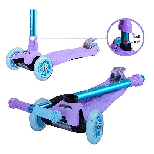 Wonderview Kick Scooter Para Niños Transición Segura Entre 3 Y 4 Ruedas - almacenspeedway
