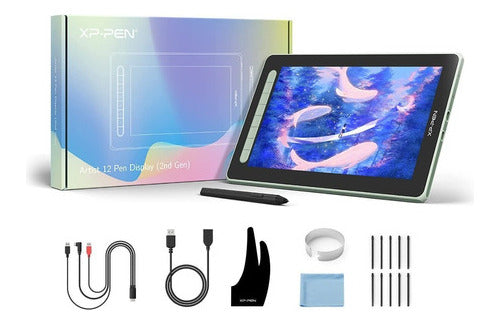 Tableta Grafica Xp Pen Artist12 2nd Generacion Pantalla Y Lapiz
