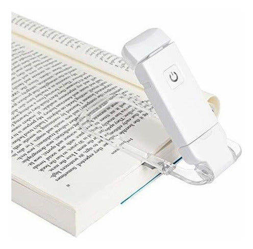 Luz De Lectura Recargable Dewenwils Usb Blanco Calido Brillo Ajustable