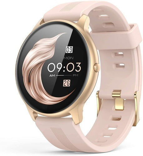 Reloj Inteligente Agptek Impermeable Monitor Ritmo Cardíaco y Sueño