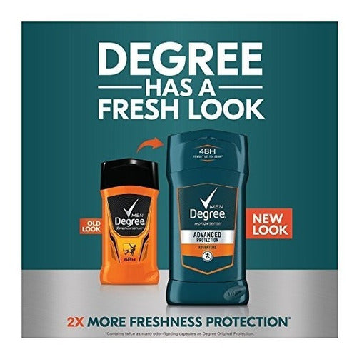 Degree Men Ultraclear Antiperspirant 2.7 Oz Pack 4 Protección 48 Horas - almacenspeedway