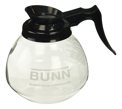 Jarra De Vidrio Para 12 Tazas Bunn Negra Durabilidad Y Estilo