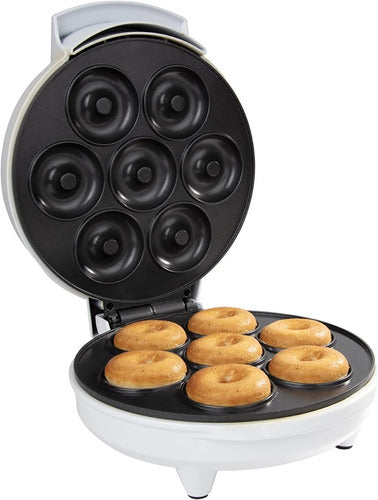 Máquina De Donas Mini Cucinapro Antiadherente Para 7 Unidades En Minutos