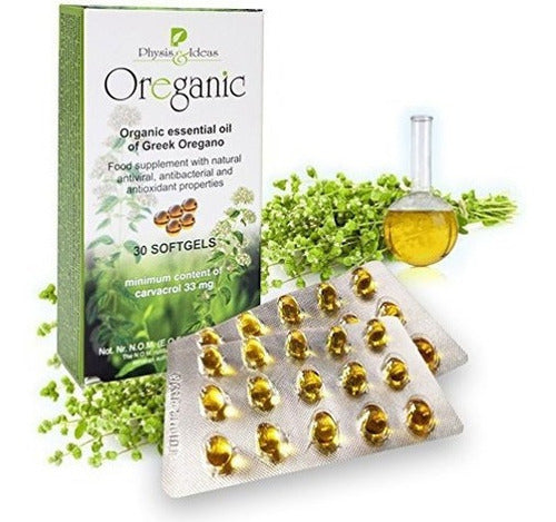 Aceite De Oregano Griego En Capsulas Antibacteriano Y Natural Para Tu Salud
