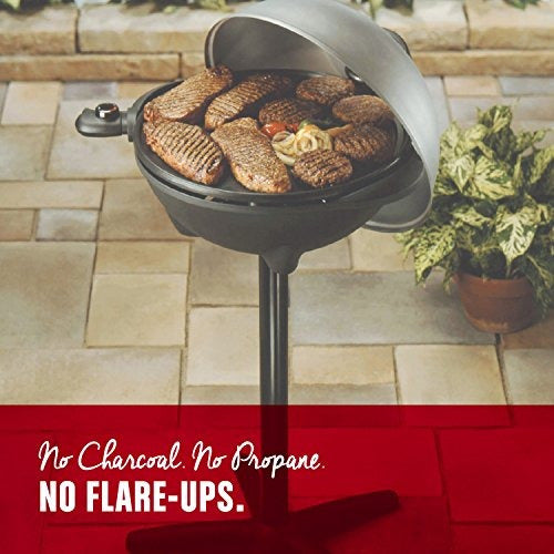 George Foreman Parrilla Electrica 15 Porciones Interiores Exteriores Facilidad y Calidad - almacenspeedway