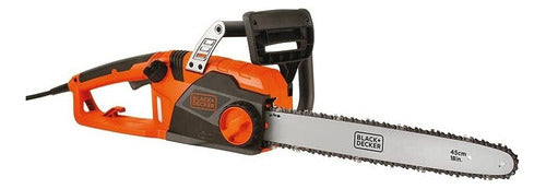 Motosierra Electrica Black Decker Cs1518 De 18 Amp Y 46 Cm De Corte Impecable