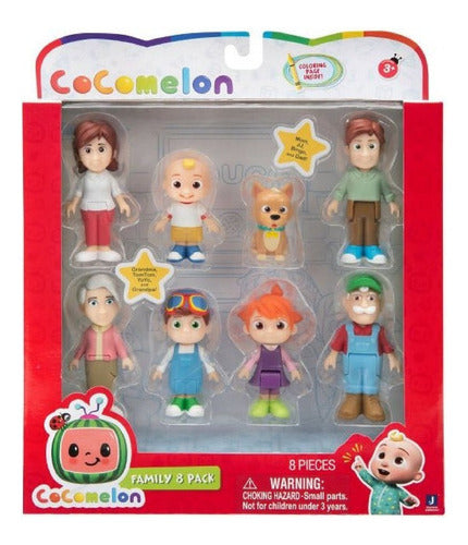 Set Figuras Cocomelon Familia Y Amigos Para Niños Inspirado En El Programa Infantil