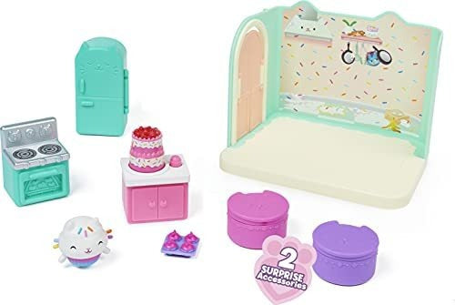 Gabby’s Dollhouse Bakey With Cakey Kitchen Casa de Muñecas con Figura y Accesorios - almacenspeedway