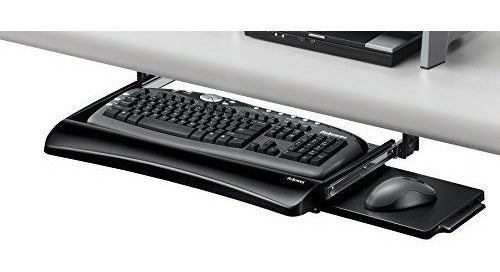 Bandeja Para Teclado Debajo Del Escritorio Fellowes Ideal Para Ahorro Espacio