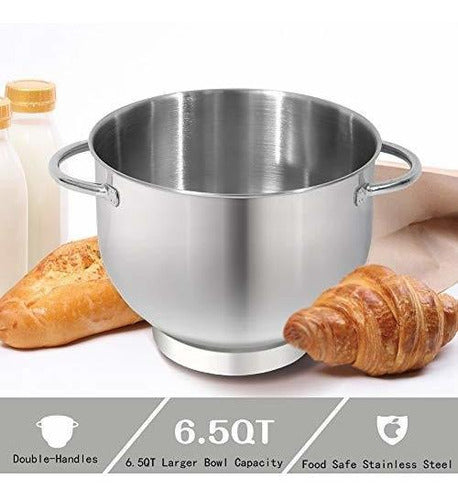 Aucma Batidora De Pie 65qt 660w Con Control De Velocidad Variable - almacenspeedway