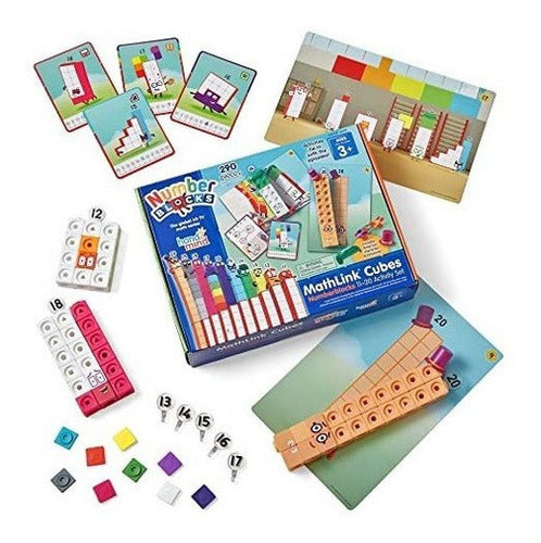 Hand2mind Numberblocks Mathlink Cubes Juego Educativo 11 A 20 Para Aprender Jugando