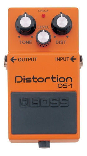 Pedal De Efecto Boss Distortion DS1 Naranja Sonido Verdadero