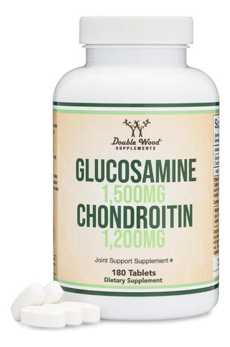 Glucosamina 1500mg Y Condroitina 1200mg Triple Fuerza 180 Cápsulas Alivio Rápido