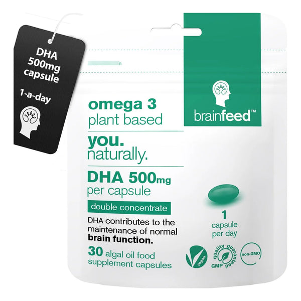 Cápsulas Dha Doble Concentrado 1000 Mg Omega 3 Salud Cerebra - Imagen 1