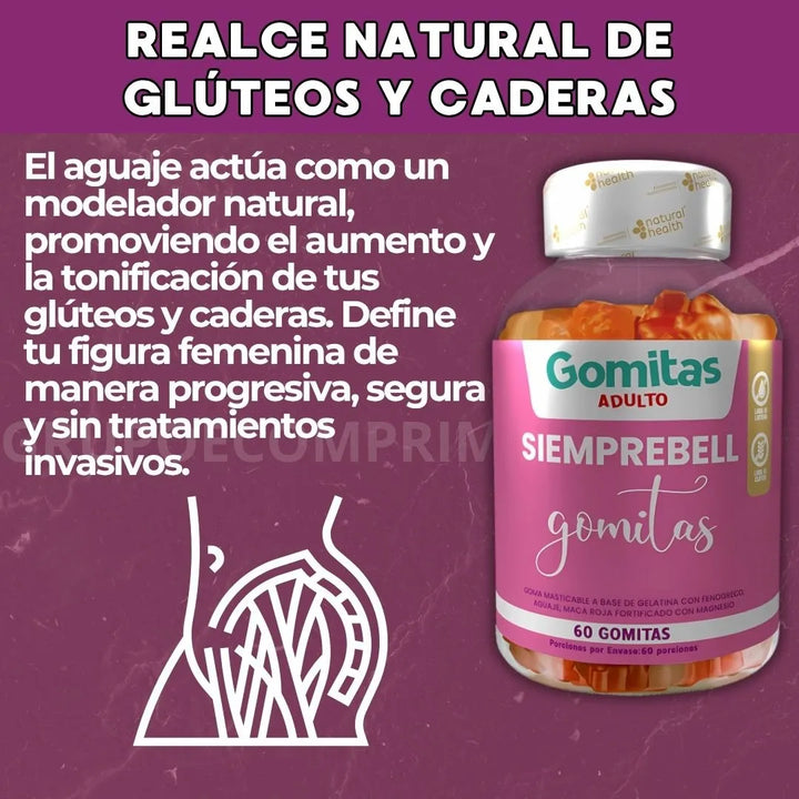 Gomitas Bbl Aguaje Maca Fenogre Frutal - Imagen 4