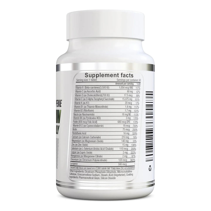 Multivitamínico Diario Máxima Potencia A C D E K B1 B2 B6 B1 - Imagen 3