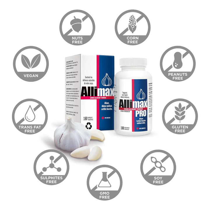 Alicina Ajo 450mg 100 Cápsulas Vegetales Apoyo Inmunológico - Imagen 5