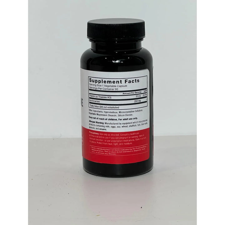 Benfotiamina Plus Tiamina Vitamina B1 Alta Absorción 90 Cáps - Imagen 10