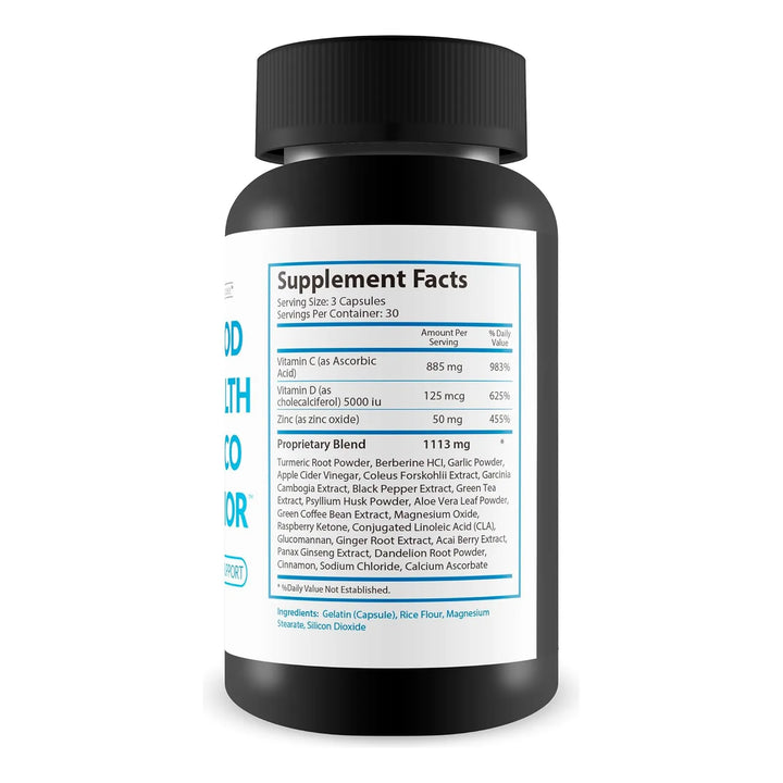 Fórmula Herbal Para Equilibrio Sanguíneo Con Cúrcuma Y Berbe - Imagen 2
