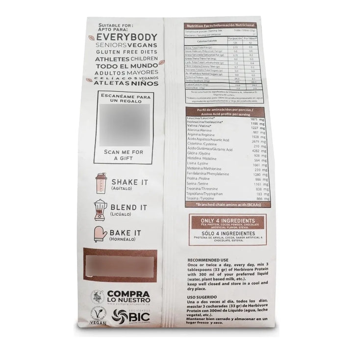 Proteina Vegana Chocolate - Imagen 5