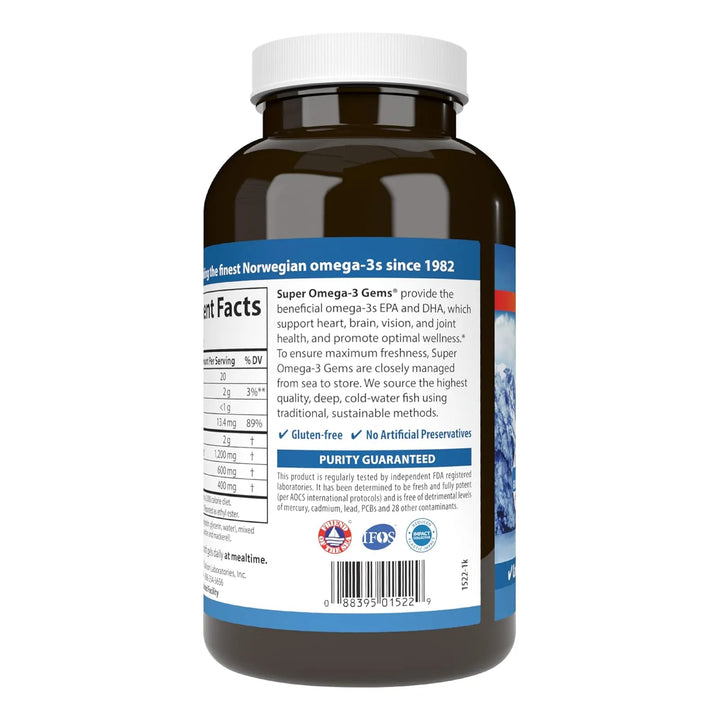Omega 3 Aceite Pescado 1200 Mg Capturado Salvaje 250 Geles B - Imagen 8