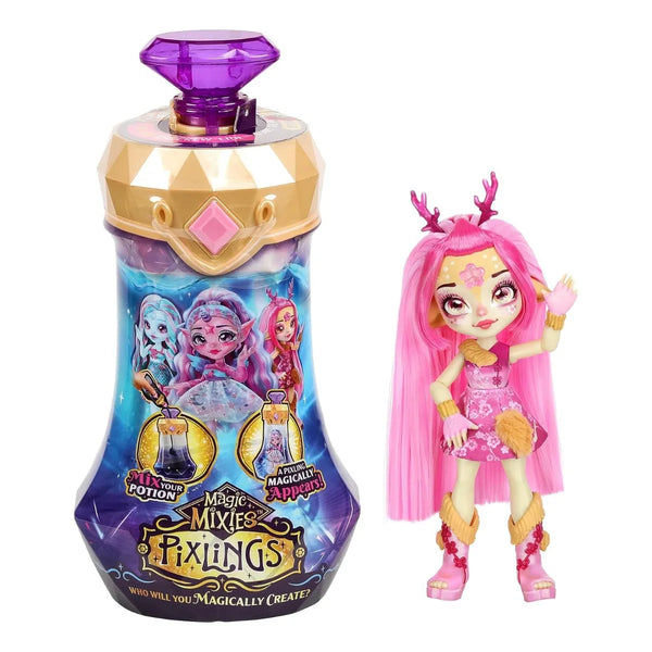 Magic Mixies Pixlings Ciervo Juguete Interactivo Con Poción Mágica Y Muñeca Articulada