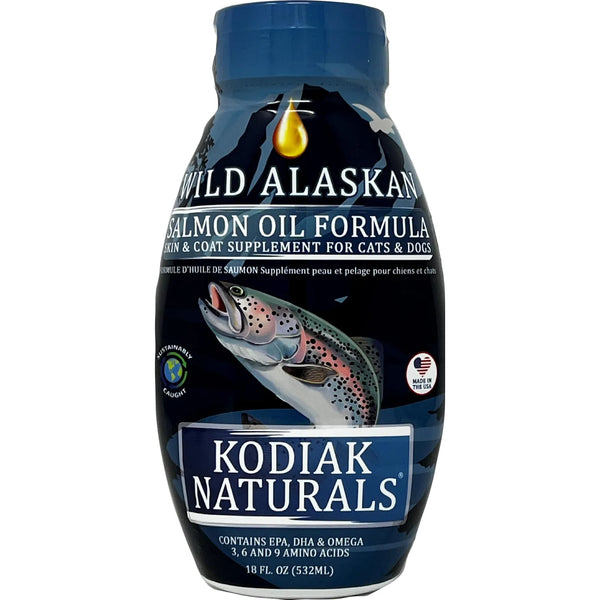 Aceite De Salmón Salvaje De Alaska 18 Oz Para Perros Y Gatos Piel Y Articulaciones