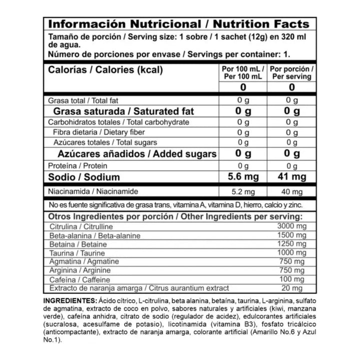 Preworkout Radical Power Drink - Imagen 4