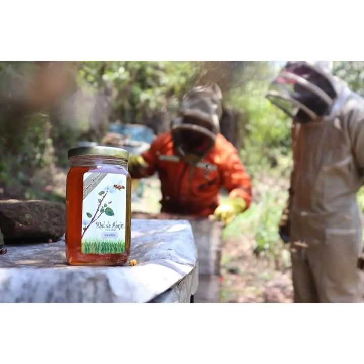 Miel De Abejas Cristalizada Pura Y Cruda 100%  1000gr. Origen Multifloral - Imagen 4