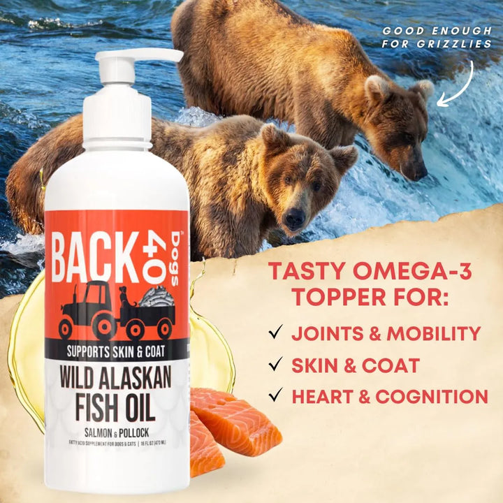 Aceite De Pescado Salvaje De Alaska Para Perros Y Gatos Rico - Imagen 2