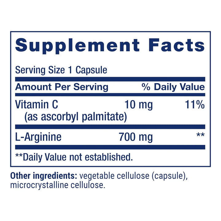 Cápsulas L-arginina 700 Mg Con Vitamina C Apoyo Inmunológico - Imagen 3