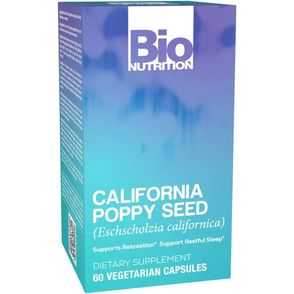 Cápsulas De California Poppy 60 Unidades Para Bienestar Natu - Imagen 1
