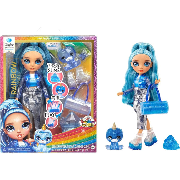 Muñeca Rainbow High Con Kit De Slime Accesorios Y Mascota Personalizable
