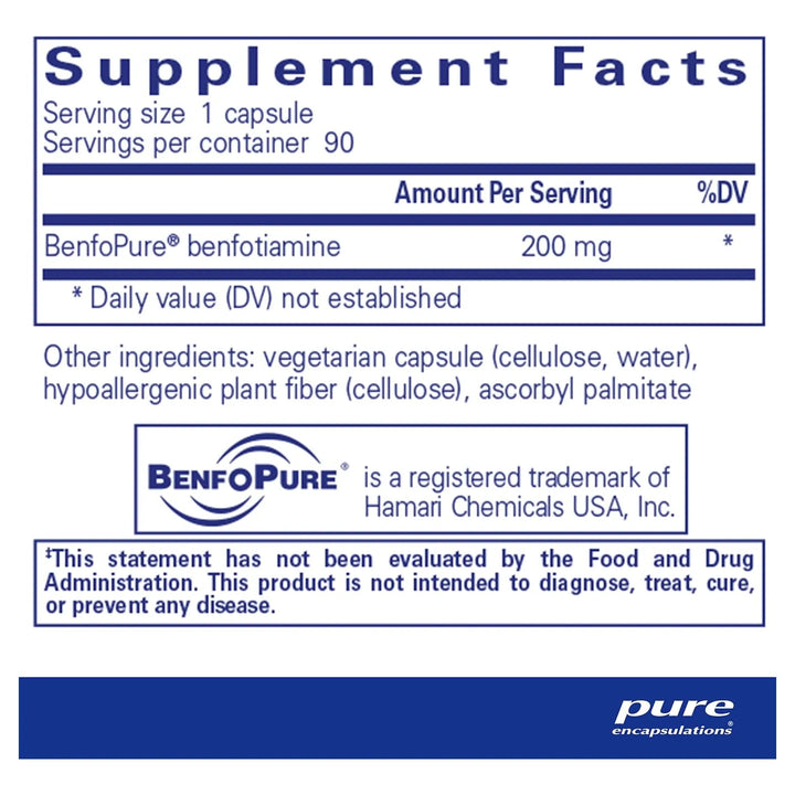 Cápsulas Benfomax 90 Unidades De 500 Mg Para Energía Y Vital - Imagen 2