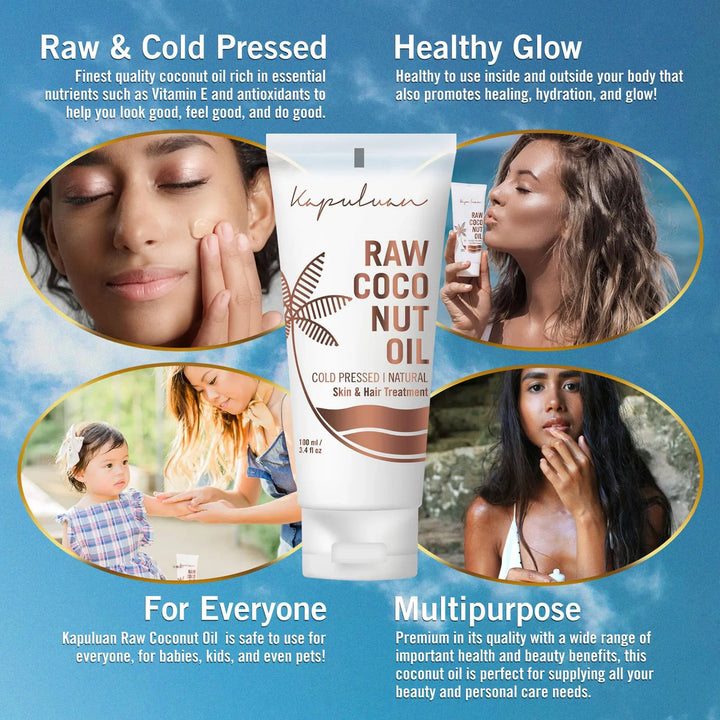 Aceite De Coco Orgánico Prensado En Frío Para Piel Y Cabello Fragancia - Imagen 2