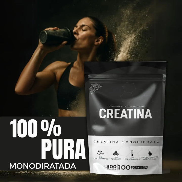 Creatinas Monohidratadas 100% Pura Creatina Monohidrato Suplemento Sin Sabor - Imagen 2