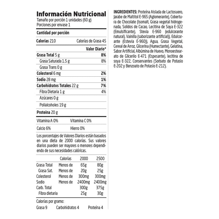Barra De Proteina The Protein Choice Caja X6unds - Imagen 4