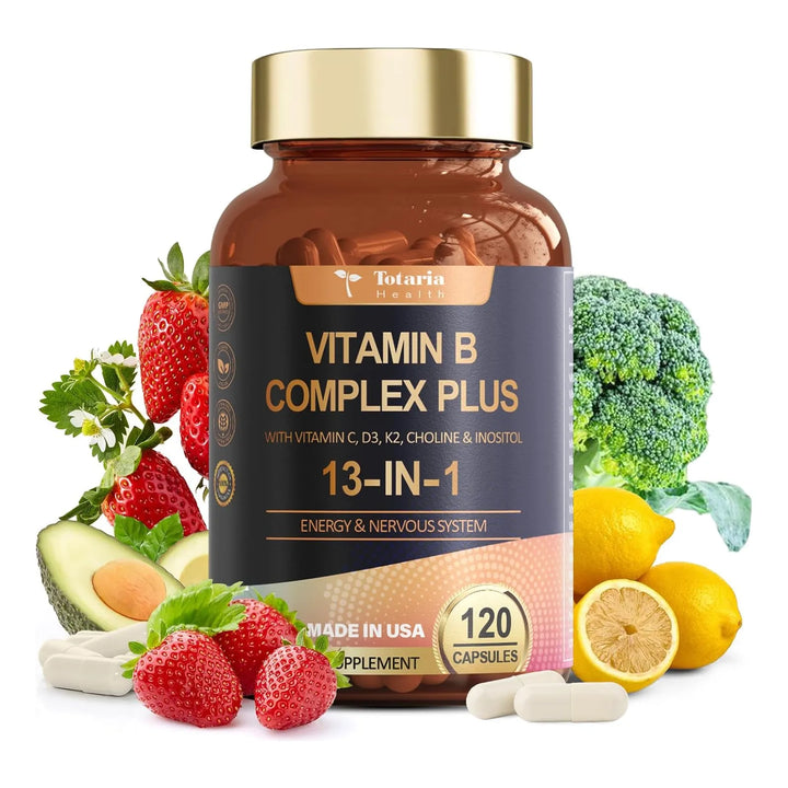 Complejo Vitamínico B 13 En 1 Con B1 B2 B3 B4 B5 B6 B7 B8 B9 - Imagen 9