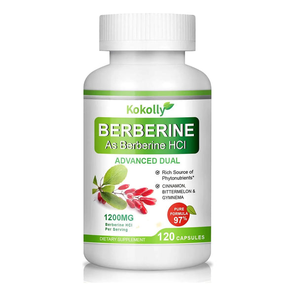 Berberina 1200 Mg Cápsulas 120 Unidades Con Canela Extracto - Imagen 1