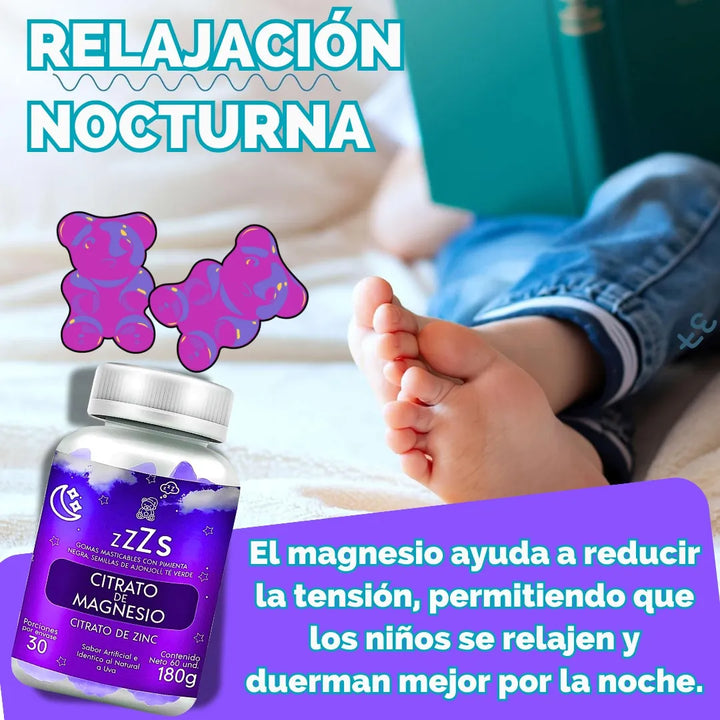 Gomitas Para Dormir Niños Sueño Uva - Imagen 4