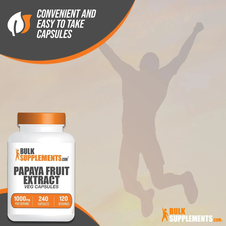 Cápsulas De Extracto De Fruta De Papaya 1000 Mg 240 Unidades - Imagen 5