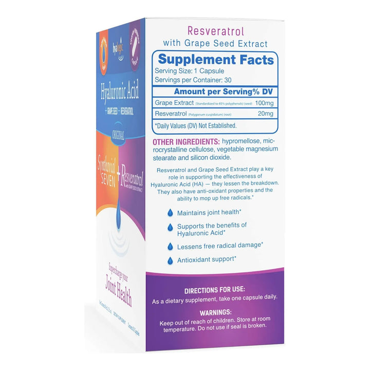Cápsulas Líquidas Ácido Hialurónico Resveratrol 30 Ml Soport - Imagen 6