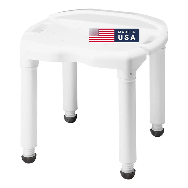 Banco De Ducha Universal Carex B670c0, Resistente Y Ajustabl - Imagen 1
