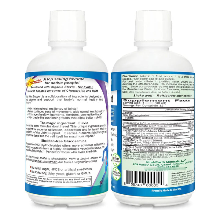 Apoyo Articular Líquido Con Minerales Ácido Fúlvico Msm Gluc - Imagen 2