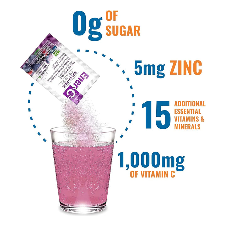 Bebidas Multivitamínicas Bayas Mixtas 1000 Mg Vitamina C Ele - Imagen 4